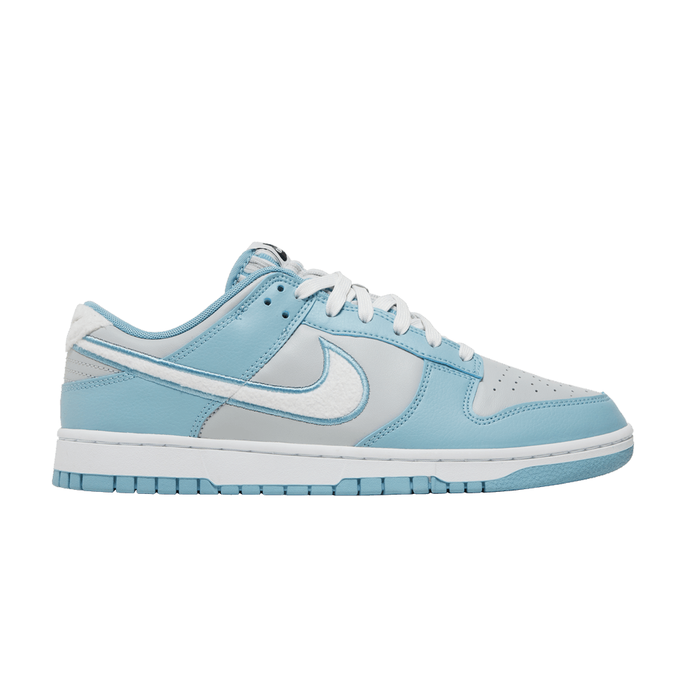 Dunk Low Fleece Swoosh - תכלת