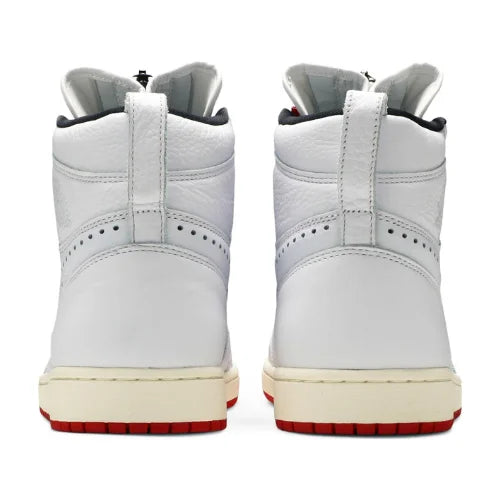 Air Jordan 1 Retro High Zip White University Red
