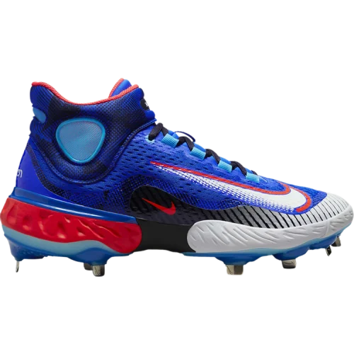 נעלי סניקרס Alpha Huarache Elite 4 בצבע כְּחוֹל מדגם Alpha Huarache Elite 4 Mid Premium 'Father's Day' מבית היוצר של חברת הענק נייקי