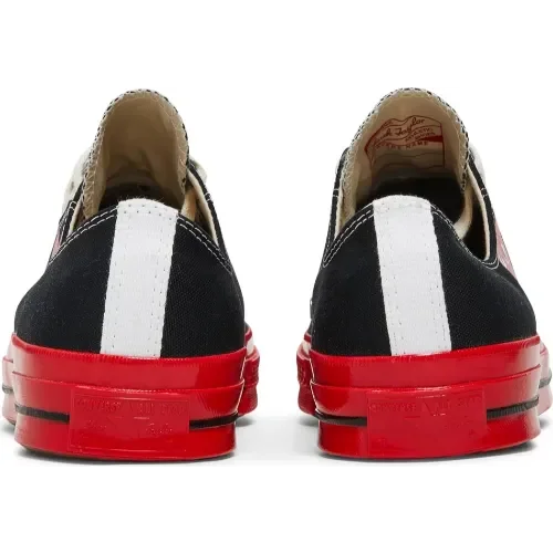 Converse Comme des Garçons Play x Chuck 70 Low ’Black Red’