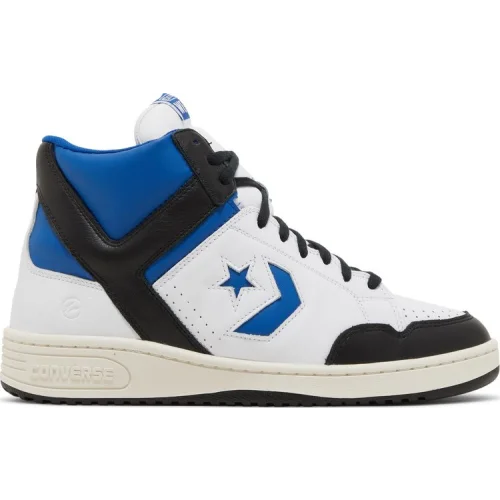 נעלי סניקרס נֶשֶׁק בצבע לבן מדגם Fragment Design x Weapon High 'Sport Royal' מבית היוצר של חברת הענק קונברס - אולסטאר