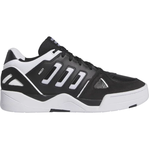 נעלי סניקרס מרכז העיר בצבע שָׁחוֹר מדגם Midcity Low 'Black White' מבית היוצר של חברת הענק אדידס