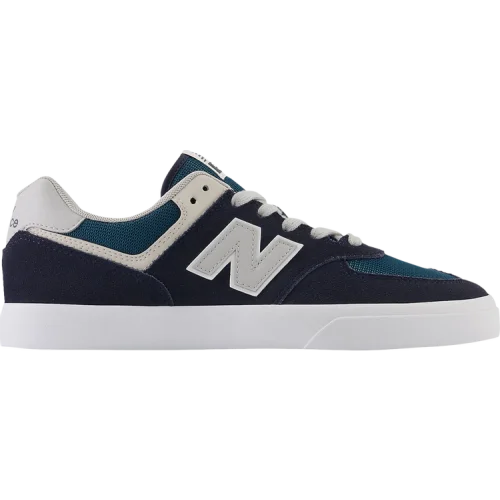 נעלי סניקרס מספרי 574 בצבע כְּחוֹל מדגם Numeric 574 Vulc 'Navy Grey' מבית היוצר של חברת הענק ניו באלאנס