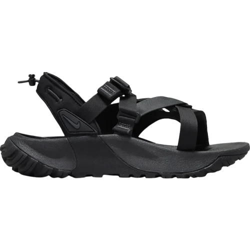 נעלי סניקרס אונונטה בצבע שָׁחוֹר מדגם Oneonta Next Nature Sandal 'Black Anthracite' מבית היוצר של חברת הענק נייקי