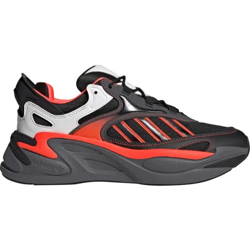 נעלי סניקרס אוזמורף בצבע שָׁחוֹר מדגם Ozmorph 'Black Solar Red' מבית היוצר של חברת הענק אדידס