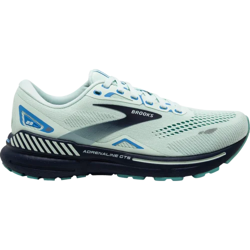 נעלי סניקרס אדרנלין בצבע כְּחוֹל מדגם Wmns Adrenaline GTS 23 Wide 'Blue Glass Marina' מבית היוצר של חברת הענק ברוקס