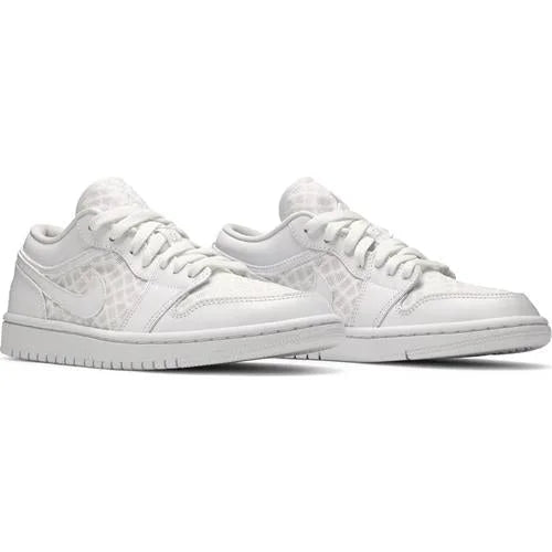Wmns Air Jordan 1 Low Breathe ’Triple White’