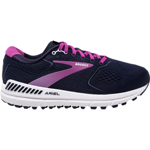 נעלי סניקרס Brooks Ariel בצבע כְּחוֹל מדגם Wmns Ariel 20 2E Wide 'Peacoat Vivid Viola' מבית היוצר של חברת הענק ברוקס