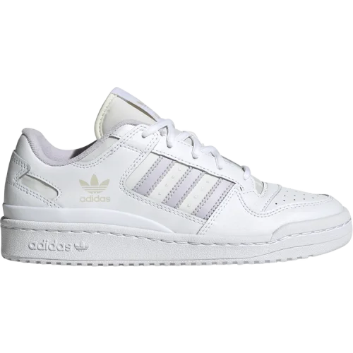 נעלי סניקרס Forum בצבע לבן מדגם Wmns Forum Low CL 'White Silver Dawn' מבית היוצר של חברת הענק אדידס