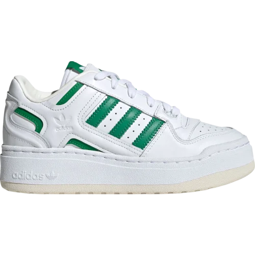 נעלי סניקרס Forum בצבע לבן מדגם Wmns Forum XLG 'White Green' מבית היוצר של חברת הענק אדידס