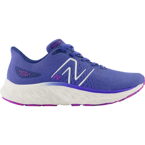 נעלי סניקרס Fresh Foam X EVOZ בצבע כְּחוֹל מדגם Wmns Fresh Foam X EVOZ v3 'Marine Blue Cosmic Rose' מבית היוצר של חברת הענק ניו באלאנס
