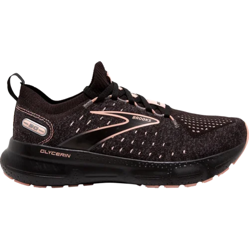 נעלי סניקרס Glycerin בצבע שָׁחוֹר מדגם Wmns Glycerin StealthFit 20 'Black Peach' מבית היוצר של חברת הענק ברוקס