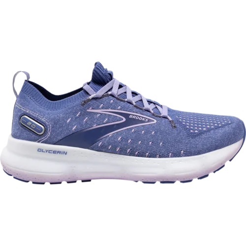 נעלי סניקרס Glycerin בצבע כְּחוֹל מדגם Wmns Glycerin StealthFit 20 'Blue Pastel Lilac' מבית היוצר של חברת הענק ברוקס