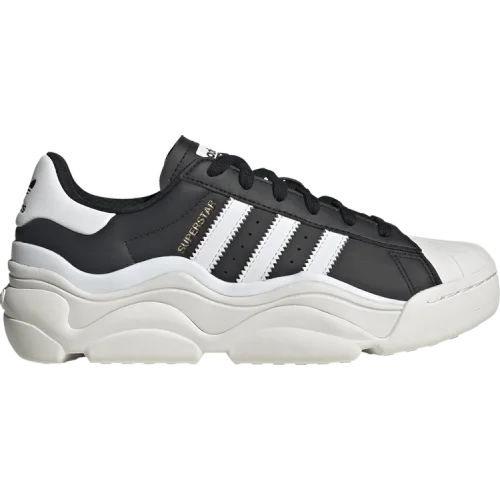 נעלי סניקרס Superstar בצבע שָׁחוֹר מדגם Wmns Superstar Millencon 'Black White' מבית היוצר של חברת הענק אדידס