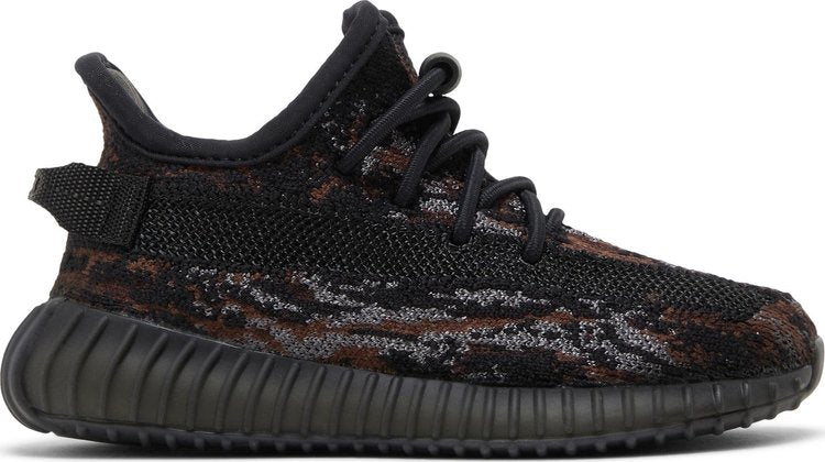 נעלי סניקרס Yeezy Boost 350 V2 Infants 'MX Rock' של המותג אדידס בצבע שָׁחוֹר עשויות ניילון פוליאסטר Primeknit