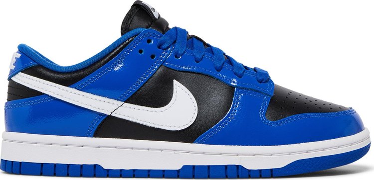 נעלי סניקרס Wmns Dunk Low 'Game Royal' של המותג נייקי בצבע כְּחוֹל עשויות עוֹר