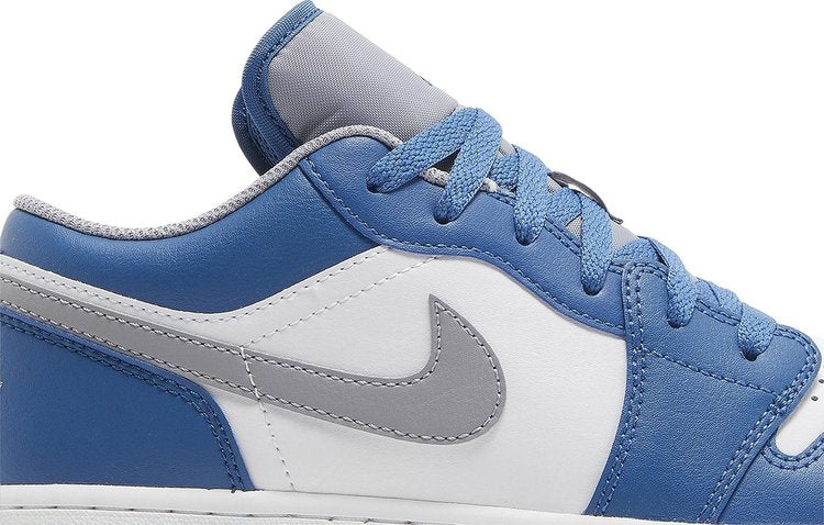 Air Jordan 1 Low GS 'True Blue Cement'