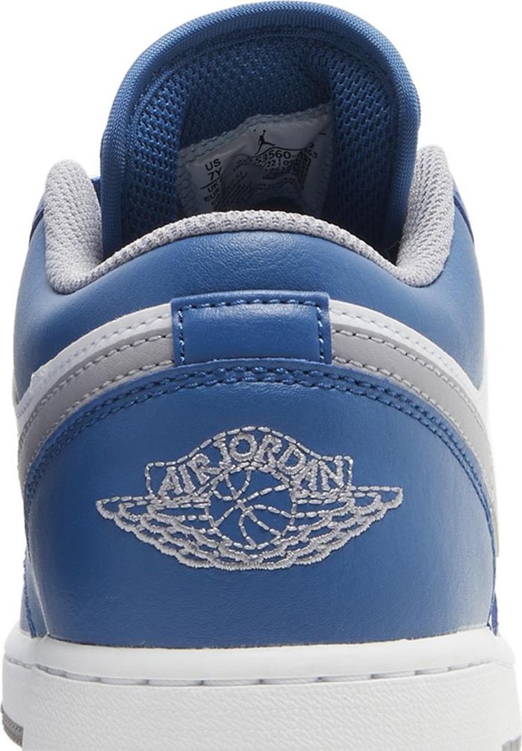 Air Jordan 1 Low GS 'True Blue Cement'