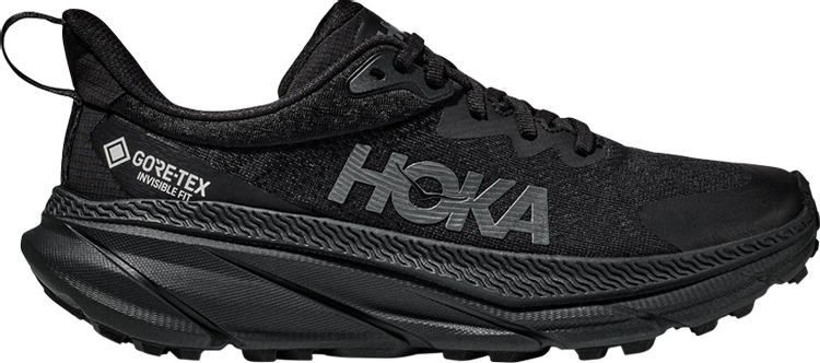 נעלי סניקרס Wmns Challenger ATR 7 GORE-TEX 'Triple Black' של המותג הוקה בצבע שָׁחוֹר עשויות גורטקס GORE-TEX (חסין למים)