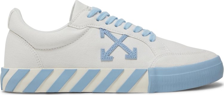 נעלי סניקרס Off-White Vulc Sneaker 'White Light Blue' של המותג אוף וויט בצבע לבן עשויות בַּד