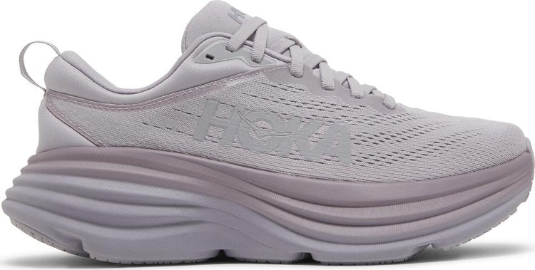 נעלי סניקרס Wmns Bondi 8 'Lilac Marble' של המותג הוקה בצבע סָגוֹל עשויות רֶשֶׁת