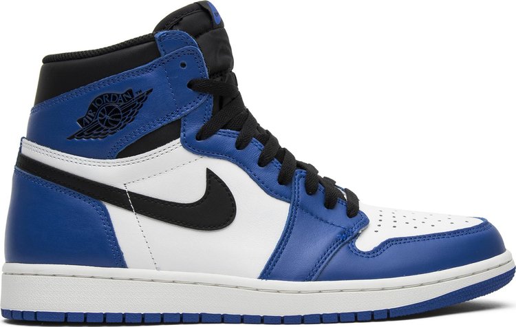 נעלי סניקרס Air Jordan 1 Retro High OG 'Game Royal' של המותג נייקי בצבע כְּחוֹל עשויות עוֹר