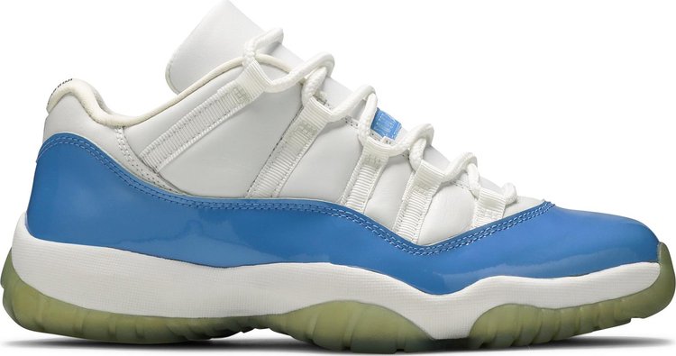 נעלי סניקרס Air Jordan 11 Retro Low 'Columbia' 2001 של המותג נייקי בצבע לבן עשויות