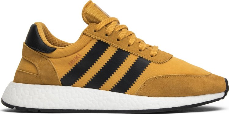 נעלי סניקרס Iniki Runner 'Goldenrod' של המותג אדידס בצבע זהב עשויות