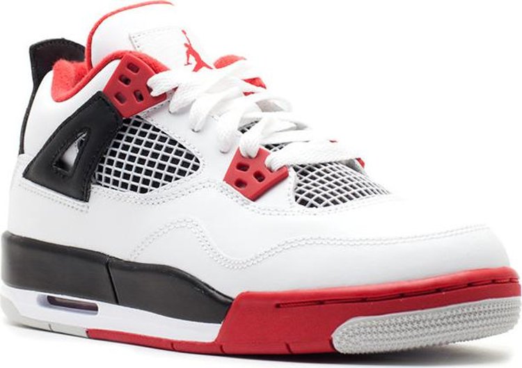 Air Jordan 4 Retro GS 'Fire Red' 2012