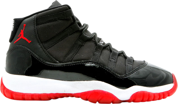 נעלי סניקרס Air Jordan 11 Retro GS 'Countdown Pack' של המותג נייקי בצבע שָׁחוֹר עשויות
