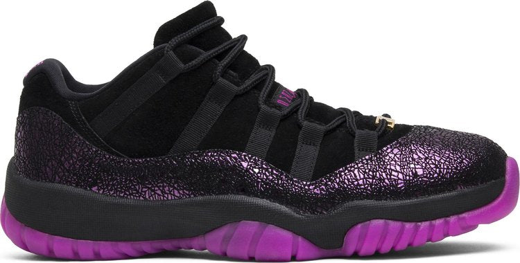 נעלי סניקרס Wmns Air Jordan 11 Low 'Rook to Queen' של המותג נייקי בצבע שָׁחוֹר עשויות