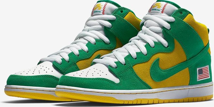 Dunk High Pro SB 'Oakland Athletics'