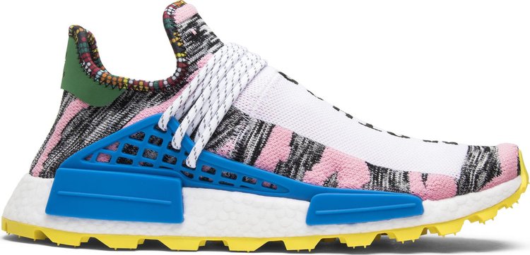נעלי סניקרס Pharrell x NMD Human Race Trail 'Solar Pack' של המותג אדידס בצבע כְּחוֹל עשויות