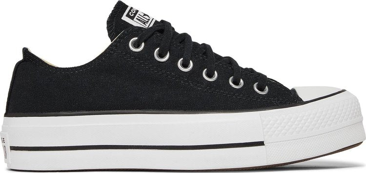 נעלי סניקרס Wmns Chuck Taylor All Star Lift Ox 'Black White' של המותג קונברס אולסטאר בצבע שָׁחוֹר עשויות
