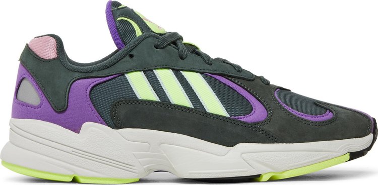 נעלי סניקרס Yung-1 'Legend Ivy' של המותג אדידס בצבע ירוק עשויות