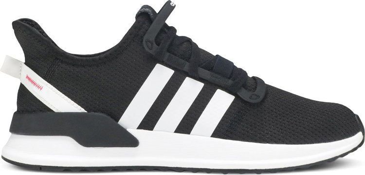 נעלי סניקרס U_Path Run 'Core Black' של המותג אדידס בצבע שָׁחוֹר עשויות