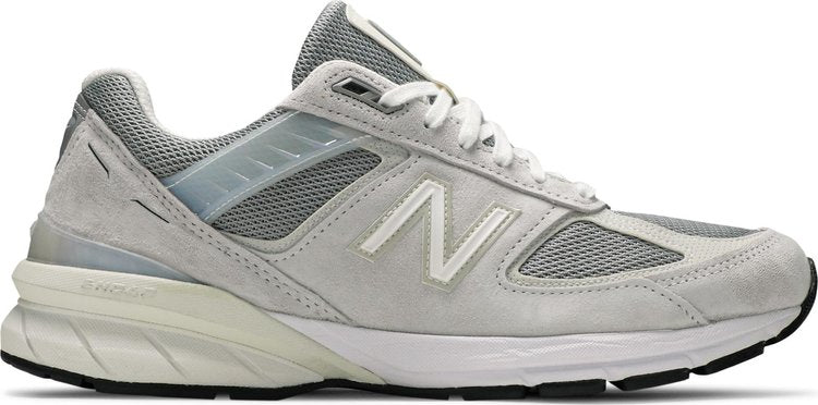 נעלי סניקרס 990v5 Made In USA 'Nimbus Cloud Silver' של המותג ניו באלאנס בצבע אפור עשויות