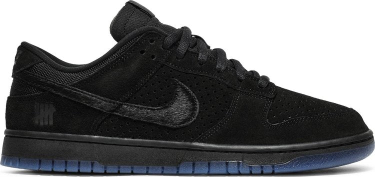 נעלי סניקרס Undefeated x Dunk Low 'Dunk vs AF1' של המותג נייקי בצבע שָׁחוֹר עשויות עור (זמש)