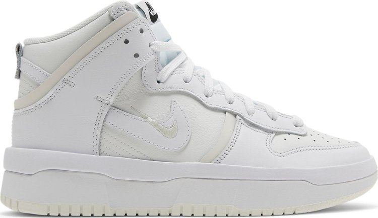 נעלי סניקרס Wmns Dunk High Rebel 'Summit White' של המותג נייקי בצבע לבן עשויות עוֹר