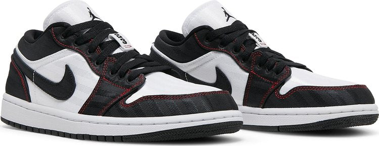 Wmns Air Jordan 1 Low SE Utility 'White Black Red'