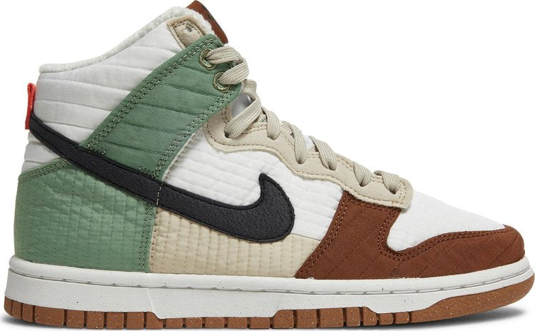 נעלי סניקרס Wmns Dunk High LX Next Nature 'Toasty' של המותג נייקי בצבע לבן עשויות פּוֹלִיאֶסטֶר