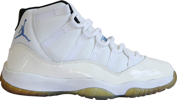 נעלי סניקרס Air Jordan 11 Retro 'Columbia' 2000 של המותג נייקי בצבע לבן עשויות