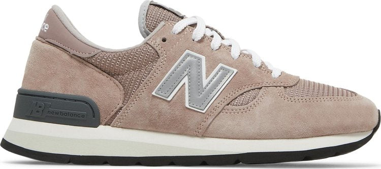 נעלי סניקרס Kith x 990v1 Made In USA 'Dusty Rose' של המותג ניו באלאנס בצבע וָרוֹד עשויות רֶשֶׁת
