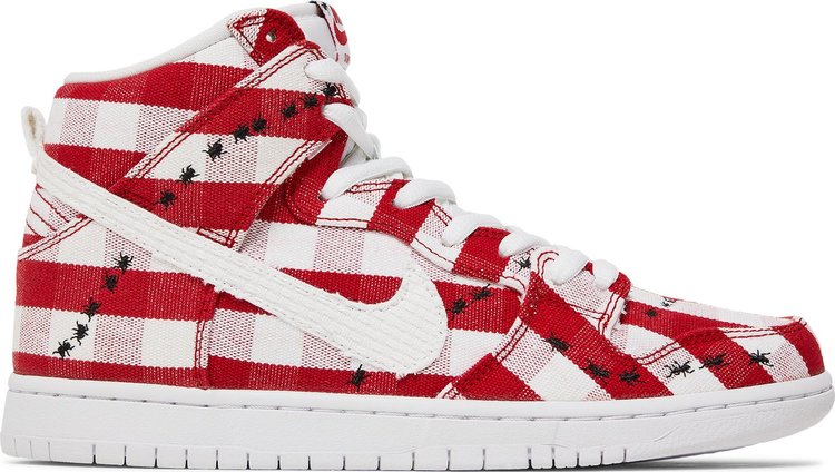 נעלי סניקרס Dunk High Pro SB 'Picnic' של המותג נייקי בצבע לבן עשויות