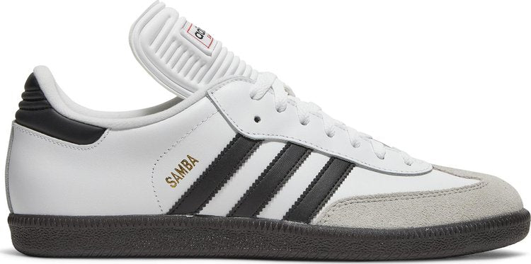 נעלי סניקרס Samba Classic 'White' של המותג אדידס בצבע לבן עשויות