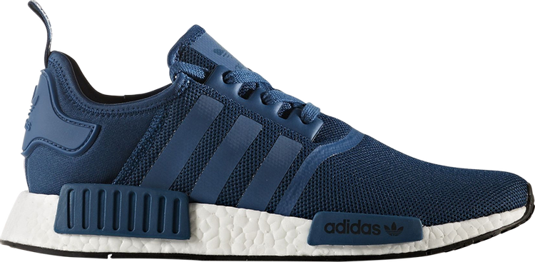 נעלי סניקרס NMD_R1 'Blue Night' של המותג אדידס בצבע כְּחוֹל עשויות