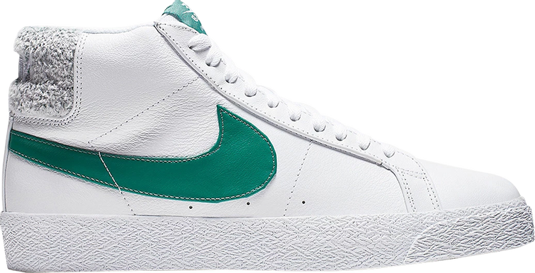 נעלי סניקרס Zoom Blazer Mid Premium SB 'Bicoastal Green' של המותג נייקי בצבע ירוק עשויות