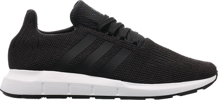 נעלי סניקרס Swift Run 'Carbon' של המותג אדידס בצבע אפור עשויות