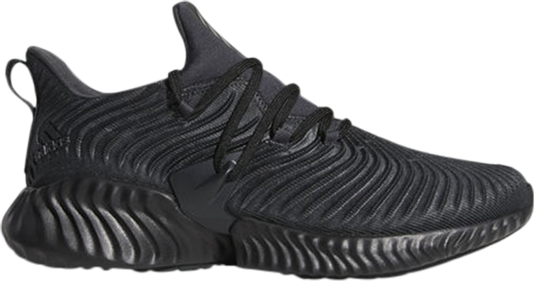 נעלי סניקרס Alphabounce Instinct 'Carbon' של המותג אדידס בצבע שָׁחוֹר עשויות