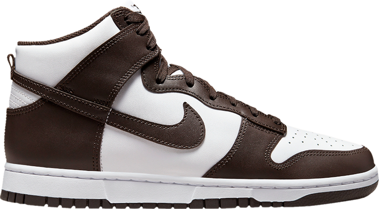 נעלי סניקרס Dunk High 'Palomino' של המותג נייקי בצבע חום עשויות עוֹר
